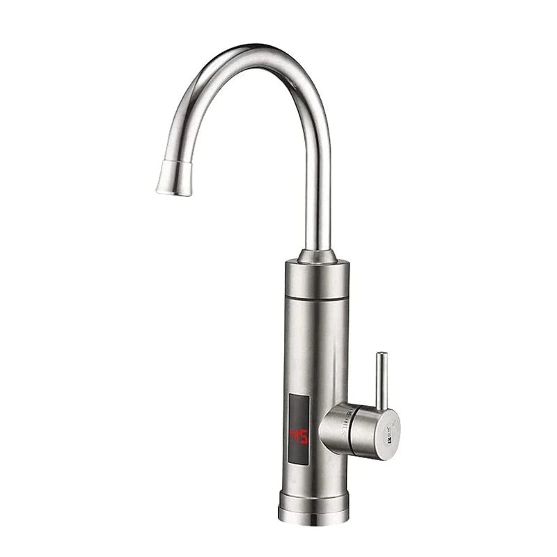 Robinet Electric Instant din Inox, cu Display LED și Rotire 360 Grade, 3000W