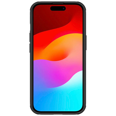 Husă Nillkin Super Frosted Shield Pro pentru iPhone 15 Plus, Negru