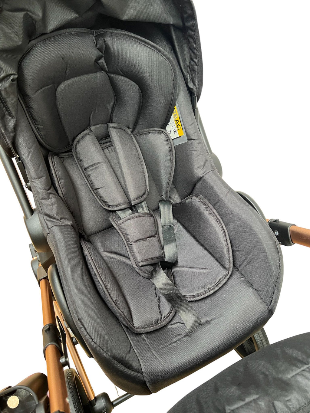 Carucior T4 3-in-1 cu Suspensii și Transformabil Landou-Sport