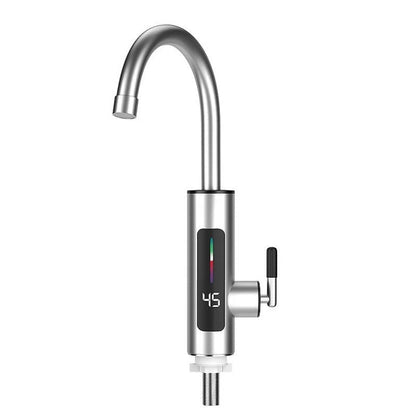 Robinet Electric Instant din Inox, cu Display LED și Rotire 360 Grade, 3000W