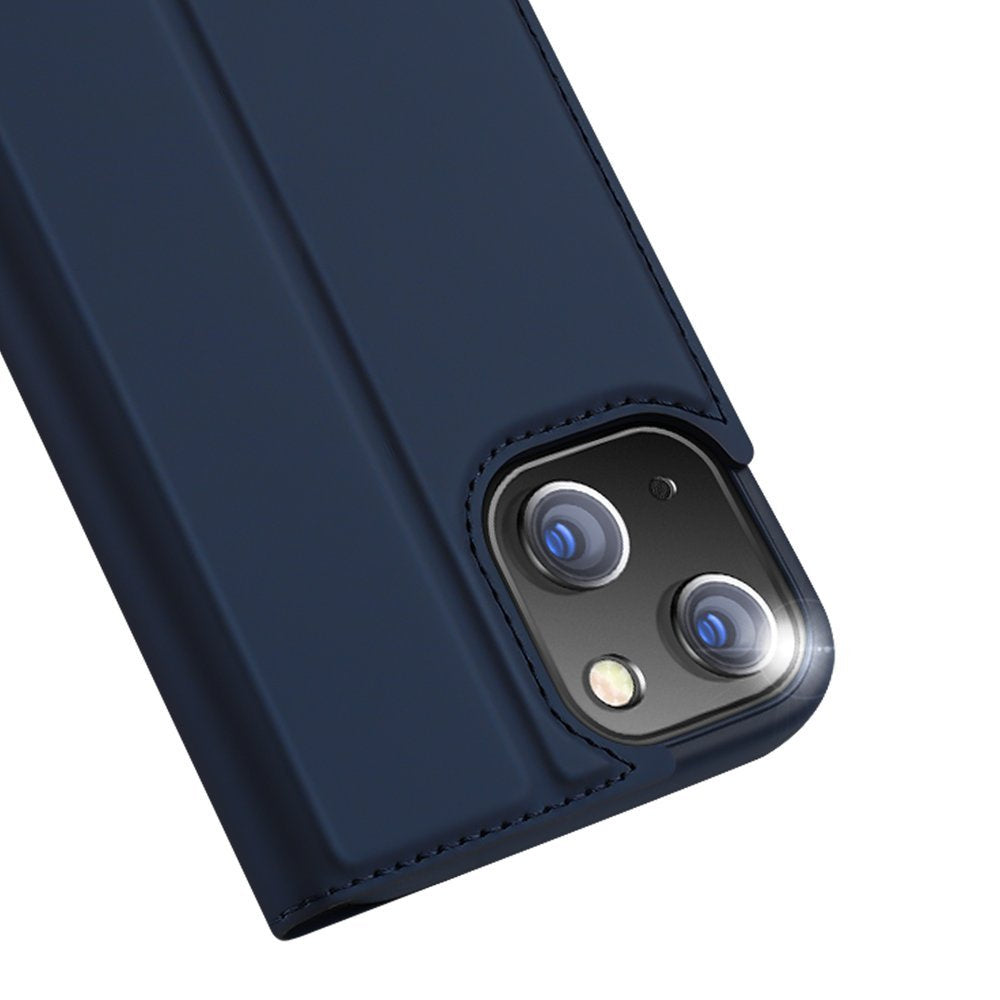 Husă Flip Dux Ducis Skin Pro pentru iPhone 13, Albastră