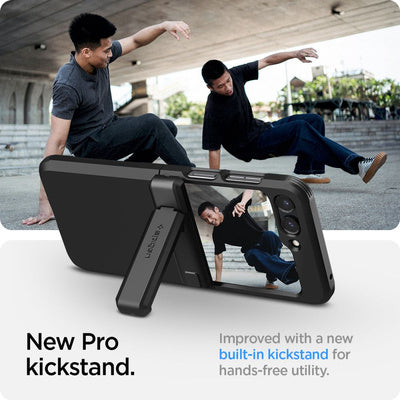 Husa Spigen Tough Armor Pro pentru Galaxy Z Flip 5 - Negru
