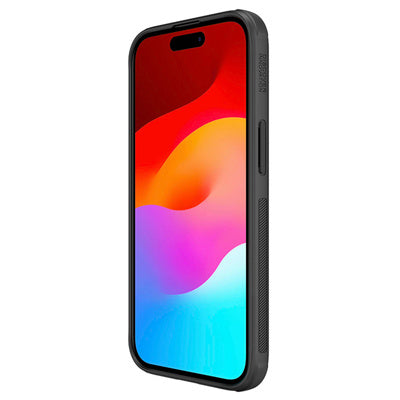 Husă Nillkin Super Frosted Shield Pro pentru iPhone 15 Plus, Negru