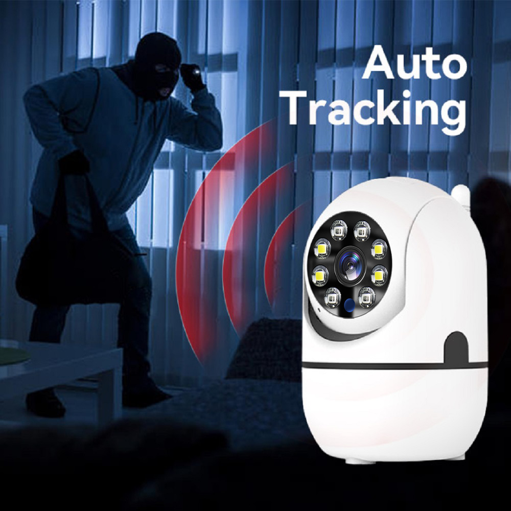 Camera Wireless Jortan Smart Home 1080P, functie Night Vision, detectie miscare, audio bidirectional