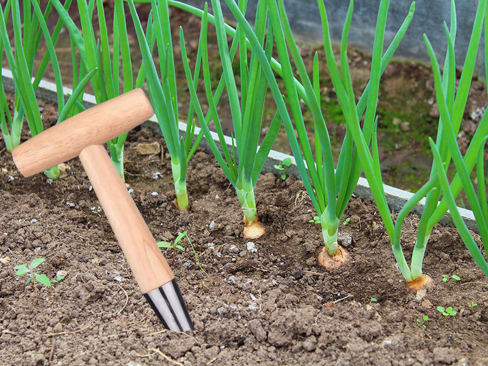 Unealta de Plantat din Lemn pentru Bulbi și Plante în Ghivece
