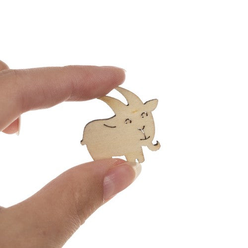 Puzzle din lemn model bufnita, piese in forma de animale