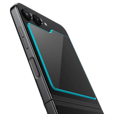 Pachet 2 Folii Tempered Glass Spigen GLAS.TR "EZ FIT" pentru Samsung Galaxy Z Flip 5 - Transparent