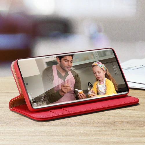 Husă Dux Ducis Hivo pentru Samsung Galaxy S22 Ultra - roșu