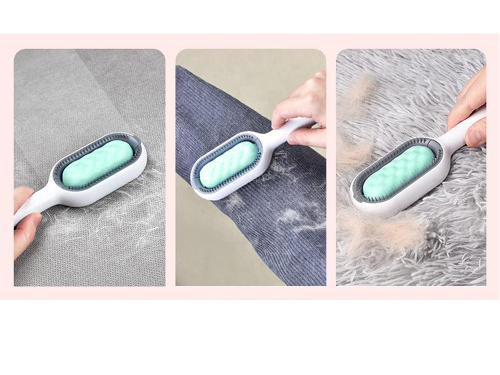 Perie de Pieptănare din Silicon 3-în-1 pentru Câini, Pisici și Alte Animale de Companie