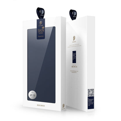 Husă Flip Dux Ducis Skin Pro pentru iPhone 13, Albastră