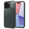 Husa Spigen Optik Armor Mag MagSafe iPhone 15 Pro Abyss Green