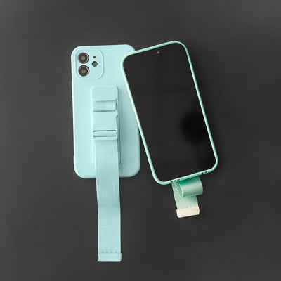 Husă din gel cu șnur pentru iPhone 12 Pro - Violet
