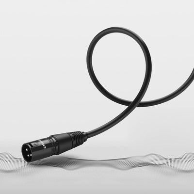 Cablu Audio UGREEN AV130 XLR Femelă - XLR Masculin pentru Microfon/Amplificator, 5m, Negru