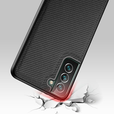 Dux Ducis Fino Case Cover - Material Nylon pentru Samsung Galaxy S22/S22 Plus - Negru