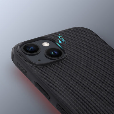 Husă Nillkin Super Frosted Shield Pro pentru iPhone 15 Plus, Negru