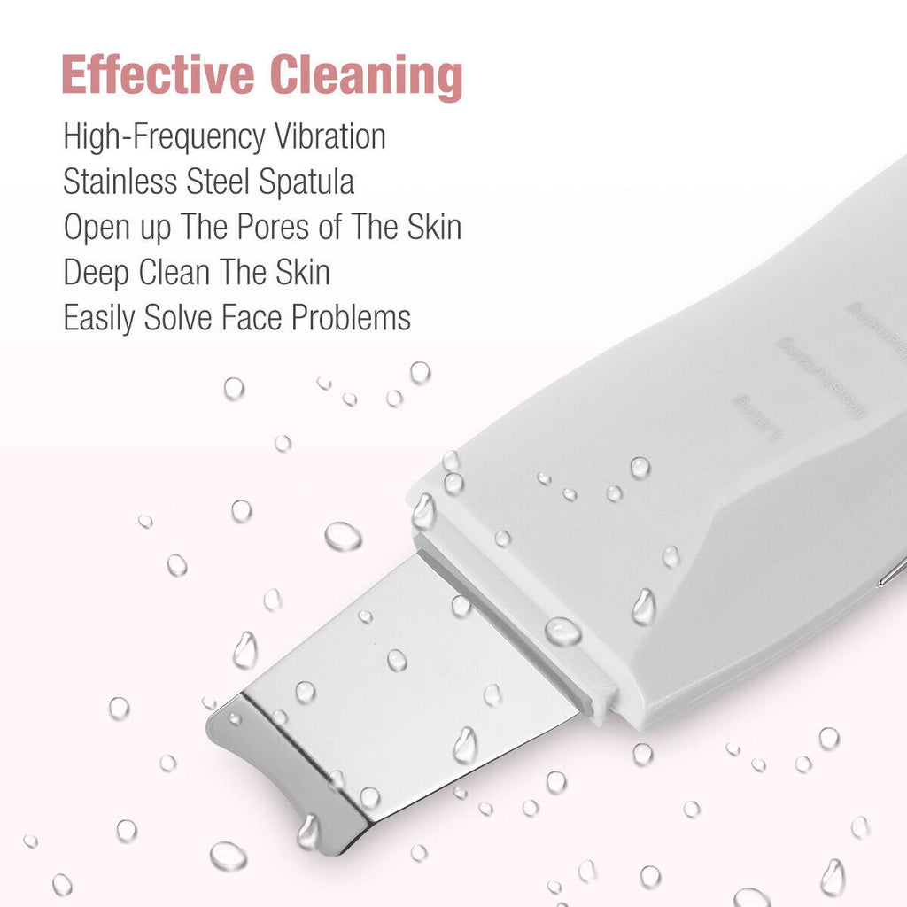 Ultrasonic Skin Scrubber – Aparat de Curățare Facială Profundă și Îngrijire a Pielii