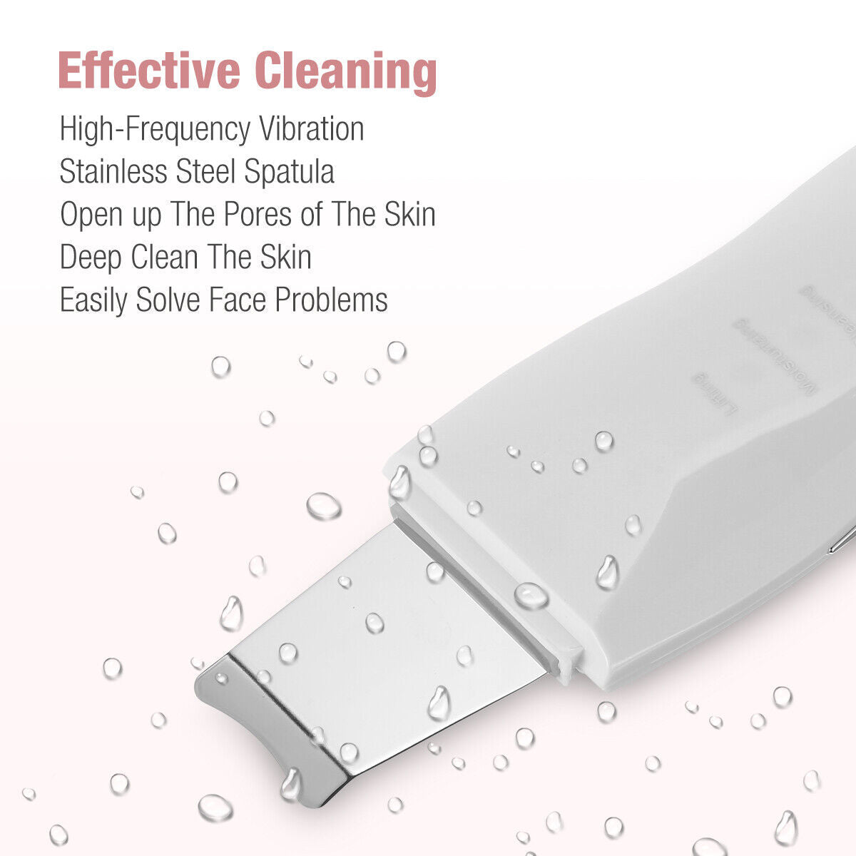 Ultrasonic Skin Scrubber – Aparat de Curățare Facială Profundă și Îngrijire a Pielii