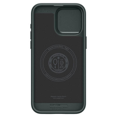 Husa Spigen Optik Armor Mag MagSafe iPhone 15 Pro Abyss Green