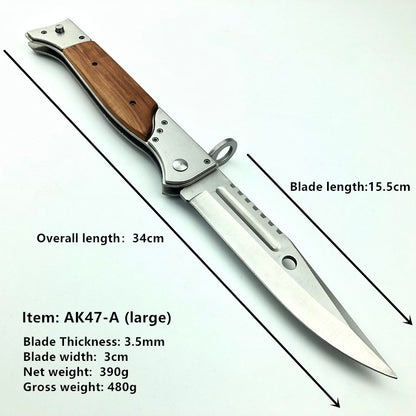 Cutit Militar de Buzunar cu arc, AK-47, Marime L