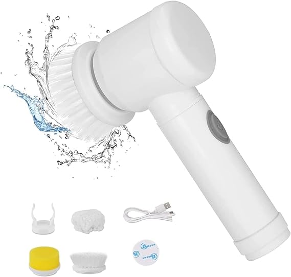 Scrubber Electric cu Încărcare USB 5 în 1 - Magic Brush