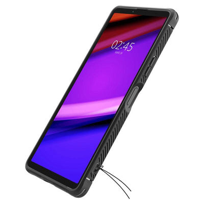 Husă Spigen Rugged Armor pentru Sony Xperia 10 V - negru mat