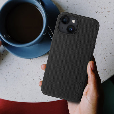 Husă Nillkin Super Frosted Shield Pro pentru iPhone 15 Plus, Negru