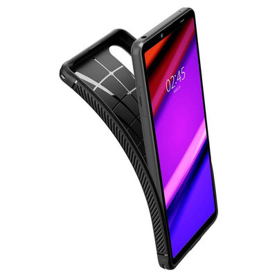 Husă Spigen Rugged Armor pentru Sony Xperia 10 V - negru mat