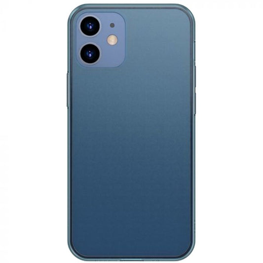 Baseus Frosted Glass Protective Case pentru iPhone 12 Mini - Albastru