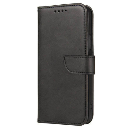 Husă Flip din Piele Ecologică cu Magnet pentru Oppo A53/A53s - Neagră