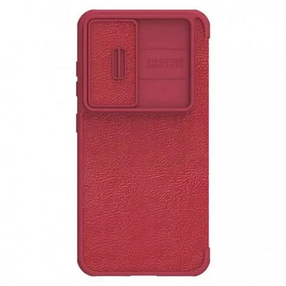 Husa Nillkin QIN Leather PRO pentru Samsung Galaxy S23 Plus, Roșu