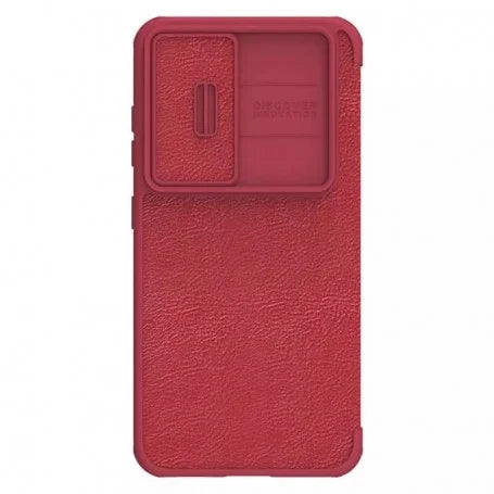 Husa Nillkin QIN Leather PRO pentru Samsung Galaxy S23 Plus, Roșu
