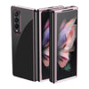 Husă Plating Case cu Cadru Electroplacat pentru Samsung Galaxy Z Fold 3 - Roz
