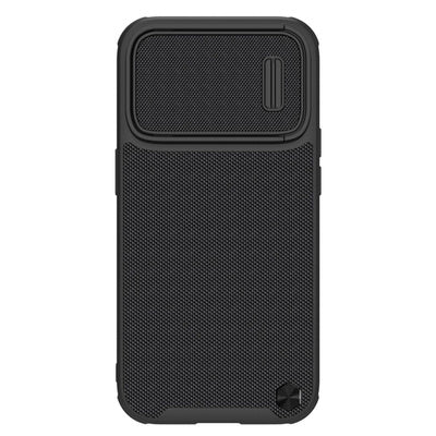 Husă Nillkin Textured S pentru iPhone 14 Pro Max, cu capac pentru cameră - negru