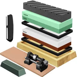 Ascuțitor cu 2 Pietre și Accesorii - Ruhhy 23763