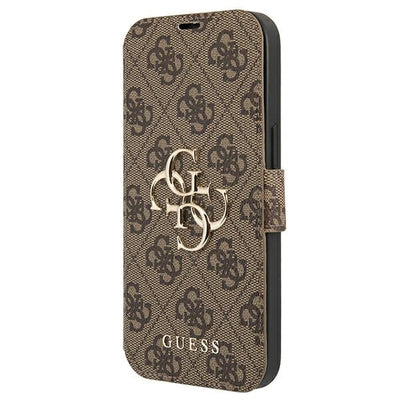 Husa Guess 4G Big Metal Logo pentru iPhone 13 Pro / 13 6.1" - Brown