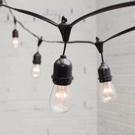 Ghirlanda 5m IP65 si 10 becuri LED alb cald