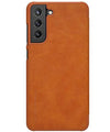 Husa din piele ecologica Nillkin Qin Case pentru Samsung Galaxy S21 FE