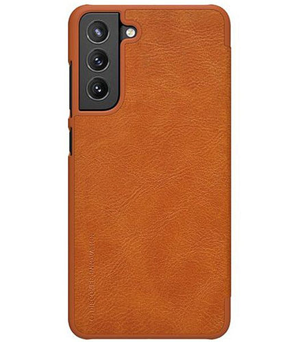 Husa din piele ecologica Nillkin Qin Case pentru Samsung Galaxy S21 FE