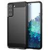 Husă flexibilă iCare Carbon Case pentru Samsung Galaxy S21 FE - Negru
