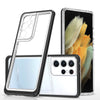 Husa Clear 3in1 pentru Samsung Galaxy S23 Ultra, Silicone cu Cadru Negru