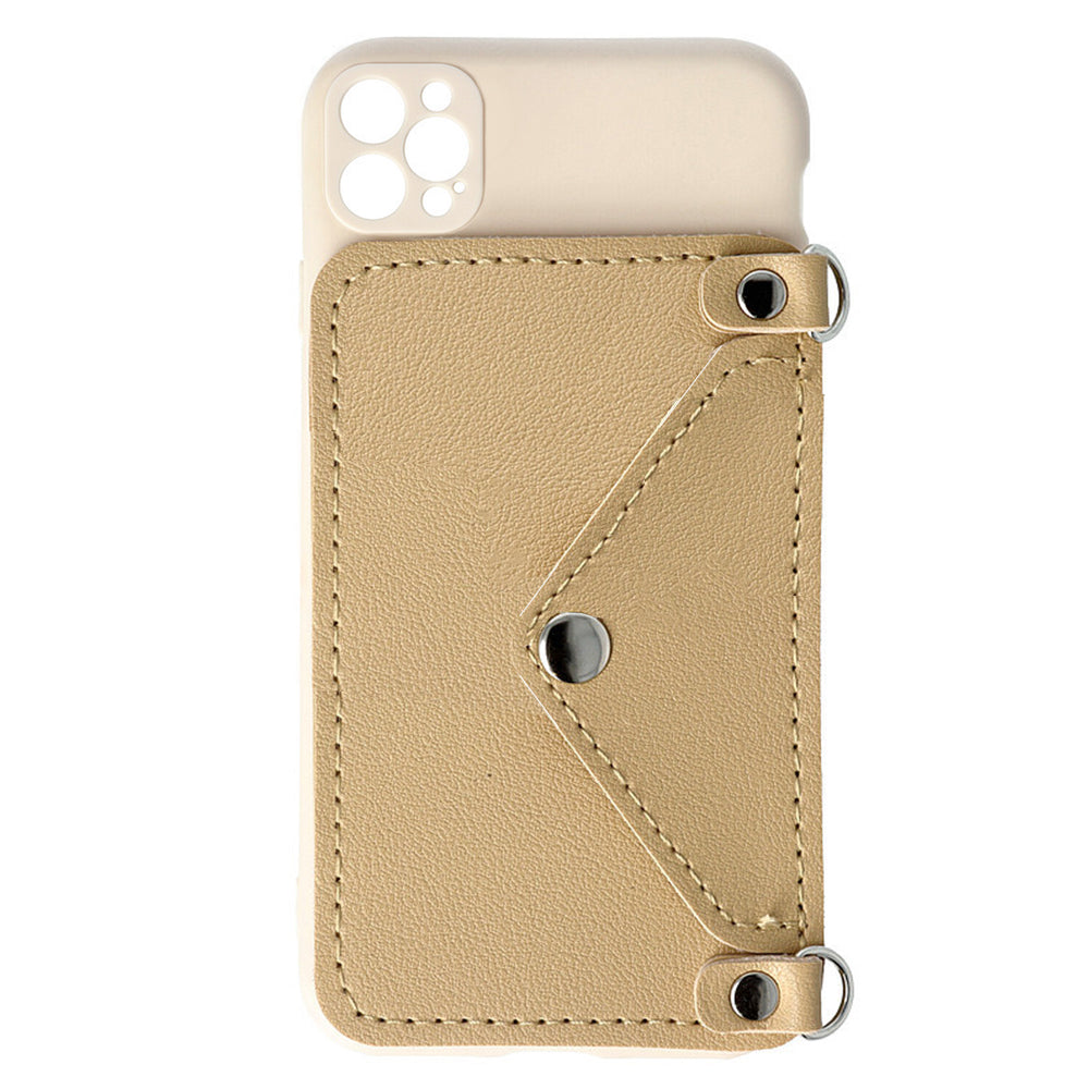Husă iCarer Crossbody Wallet Compatibilă cu iPhone 11 Pro, Crem