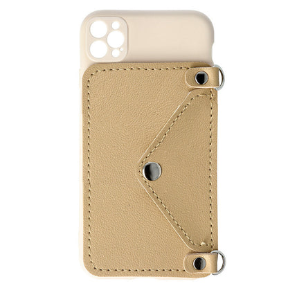 Husă iCarer Crossbody Wallet Compatibilă cu iPhone 11 Pro, Crem