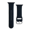 Curea din Silicon APS pentru Apple Watch Ultra / SE / Series 2-9, 49/45/44/42mm, Negru