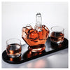 Set pentru Cognac și Whiskey - Sticlă-Decantor Mana cu 2 Pahare