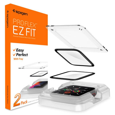 Folie Protecție Spigen ProFlex “EZ FIT” Hybrid Glass pentru Apple Watch 4/5/6/SE (44MM)