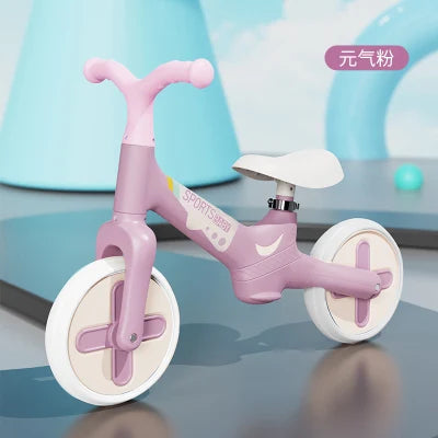 Bicicleta Echilibru cu Doua Roti Fara Pedale Lila