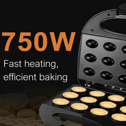 Aparat Electric pentru Copt Forme de Nuci, 750W, Plăci Neaderente – RAF R536G