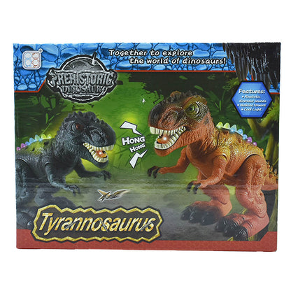 Jucărie Tyrannosaurus Rex ROSU Ultra Realistă – Sunete, Lumină și Mișcare