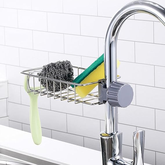 Organizator pentru Bucătărie PUJI – Raft Detasabil din Oțel Inoxidabil, Design Groșat