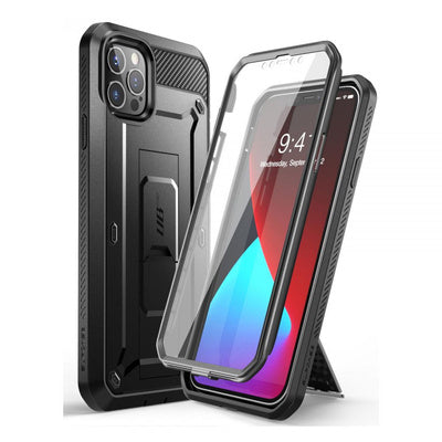 Supcase Unicorn Beetle Pro Case pentru iPhone 12/12 Pro - Negru